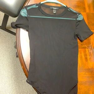 Sheer Black bodysuit!